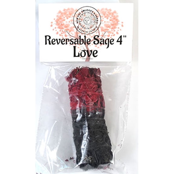 4" Love reversable smudge stick