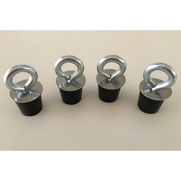 (4) Low Profile Stainless Polaris Lock and Ride Type Tie Downs for Sportsman, RZR, ACE, ATV's