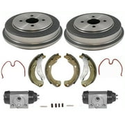 4 Lug Only Drums Brake Shoes Springs Wheel Cylinders for Chevrolet Cobalt 05-08