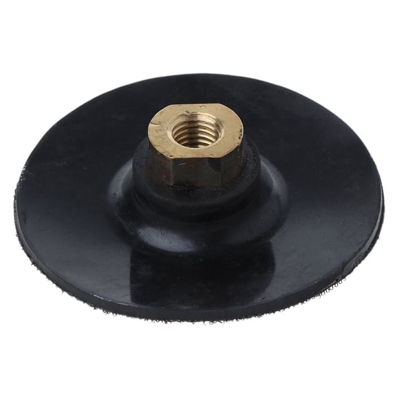 4'' M14 Rubber Backing Pad for Fiber Sanding Disc Grinder Auto Grinding Machine Hook and Loop Backing Pad