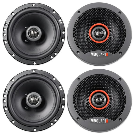 (4) MB QUART FKB116 6.5" 240 Watt 2-Way Car Audio Speakers