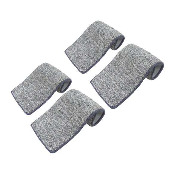 4 - Magic Self Cleaning Flat Floor Mop Bucket Syste Reusable Microfiber Mop Pad Heads