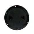 thumbnail image 1 of ISURE MARINE 4" Marine Black Circular Non Slip Inspection Deck Plate Hatch w/Detachable Cover for Access Boat RV, 1 of 5