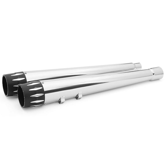 4" Megaphone Slip-On Mufflers Exhaust Pipes for Harley Street Road Glide 2017-2023 2018 2019 2020 2021 2022
