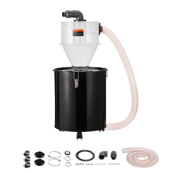 4" Metal Cyclone Dust Separator for Shop Vacuums, ABS Dust Deputy with 2" Connector, Fits 13.21 Gallon Wet/Dry Vac Tanks