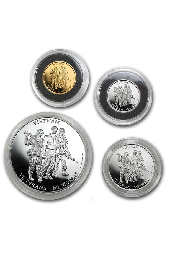 4 Metals Set - Vietnam Veterans Memorial Set (In Capsule)