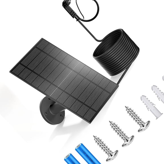 4 Meter Cable Solar Device Panel For Garden Camera Charging Highlighting Rechargeable Unit
