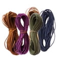 thumbnail image 1 of 4 Meters 2.6mm Flat Faux Suede Velvet Leather Cord DIY Strings Ropes Threads, 1 of 6