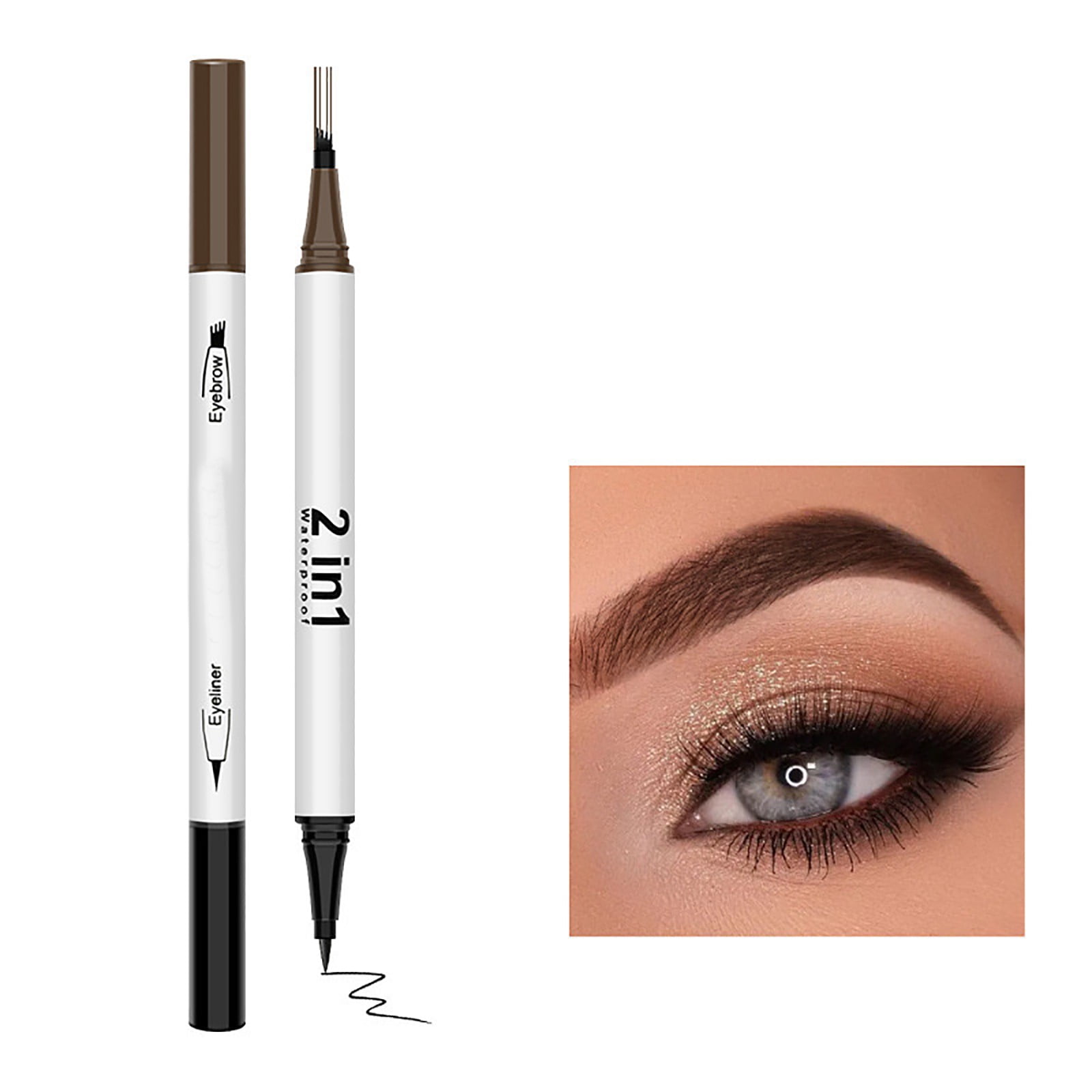 4 Micro Eyebrow Pencil 24 Hours Lasting and Fouling With Micro fork Tip ...