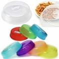 thumbnail image 1 of 4 Microwave Plate Cover Lid 10" Plastic Safe Dish Splatter Topper Vent Holes New, 1 of 6