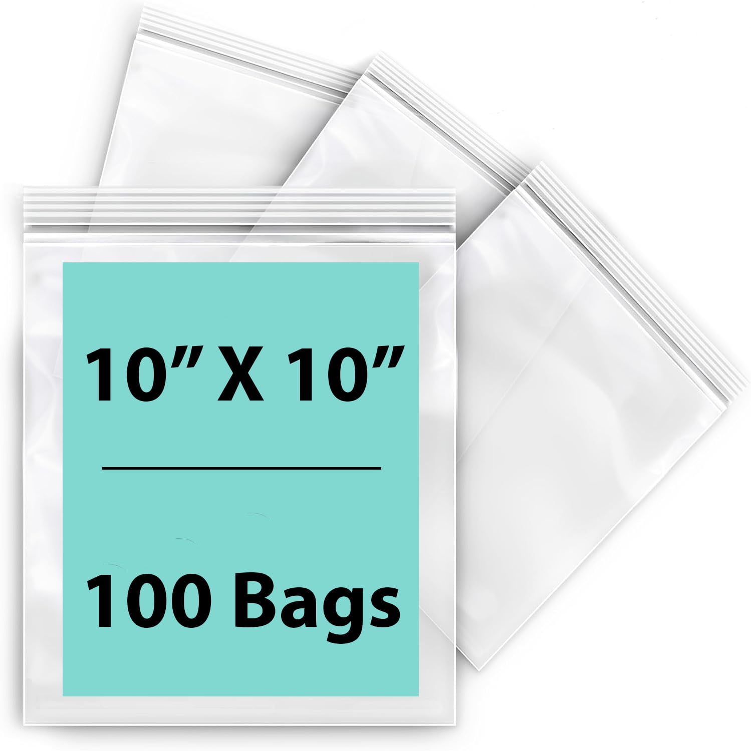 1000 ZIPLOCK BAGS 4 MIL 3x3 CLEAR POLY RECLOSABLE 3x3 THICK SQUARE BAG  4mil (LZ 3.10 FRE) NOVELTOOLS