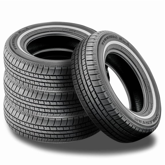 4 Milestar MS775 235/75R15 105S White Wall Stripe All Season Touring 40K Mileage 24000090 / 235/75/15 / 2357515