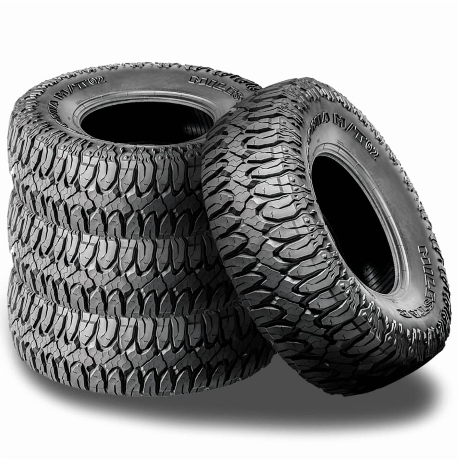 4 Milestar Patagonia M/T-02 37X12.50R17 124Q OFF-Road Truck Mud Tires 8 PLY 22050504 / 37/12.5/17 / 3712.517