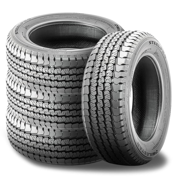 4 Milestar STEELPRO MS597S 185/60R15C 94/92S Commerical Van Fleet 6 PLY Tires 23616001 / 185/60/15 / 1856015