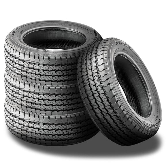4 Milestar STEELPRO MS597S 185/60R15C 94/92S Commerical Van Fleet 6 PLY Tires 23616001 / 185/60/15 / 1856015