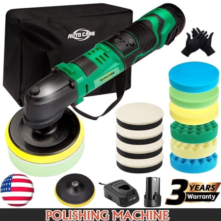 4" Mini Car Polisher Cordless Buffer Kit with Battery for Waxer Scratch Remove 3000 RPM