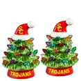 thumbnail image 1 of USC Trojans 2-Pack 4" Ceramic LED Christmas Tree Set, 1 of 3