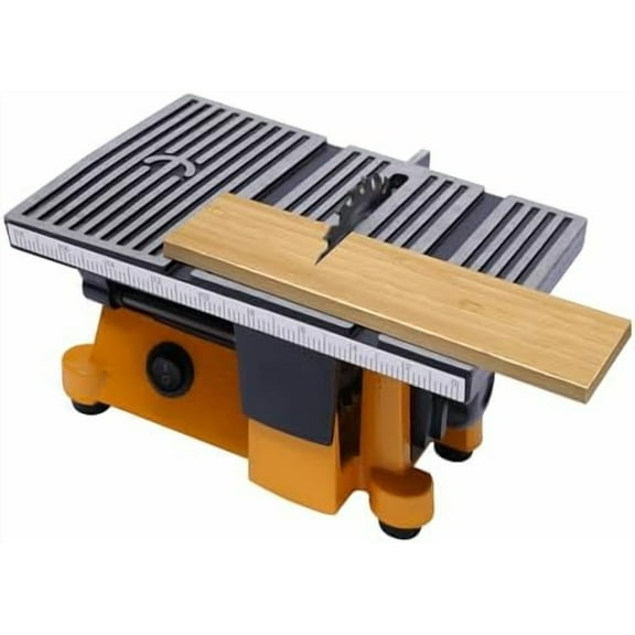 4" Mini Table Saw 60W 110V Countertop Portable Miter Saw Table Saw Bench Electric Cutting Machine for DIY Handmade Woodworking Crafts with 3 Blades (A)$$Tools & Hardware Other