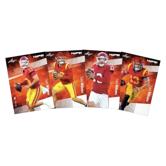 Caleb Williams Mint Condition Rookie Card Lot 2022-23 Leaf HYPE! Collection #1 Draft Pick Chicago