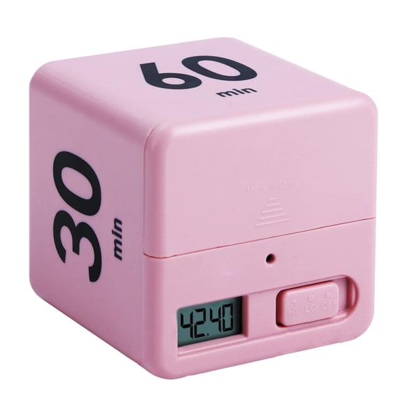 4 Mode Digital Timer with Sound Light Alerts for Cooking Management