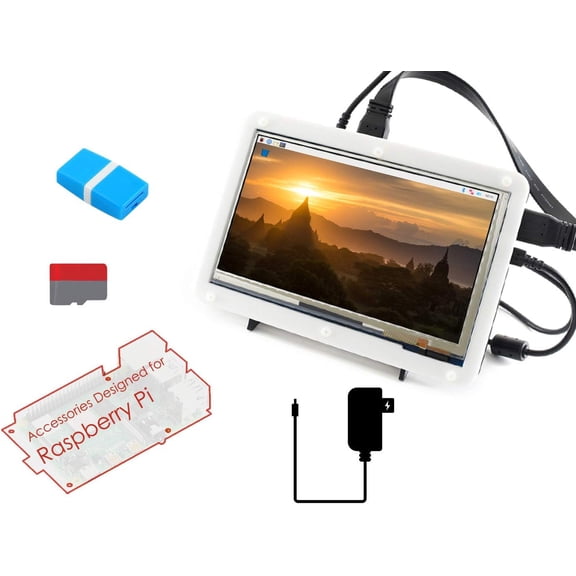 4 Model B Display Kit Includes 7inch Capacitive Touch LCD Micro Card and etc.