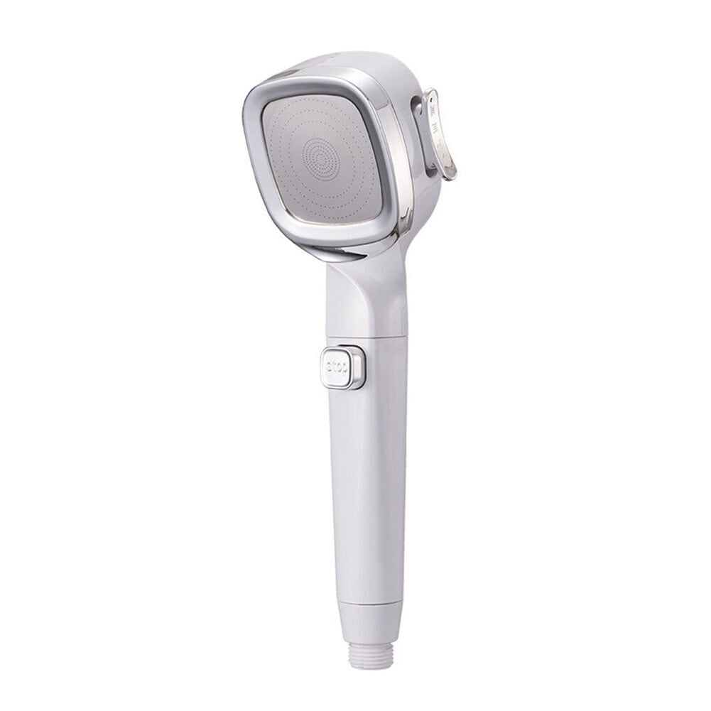 4 Modes High Pressure Shower Head With On/Off Button Sprayer Nozzle ...