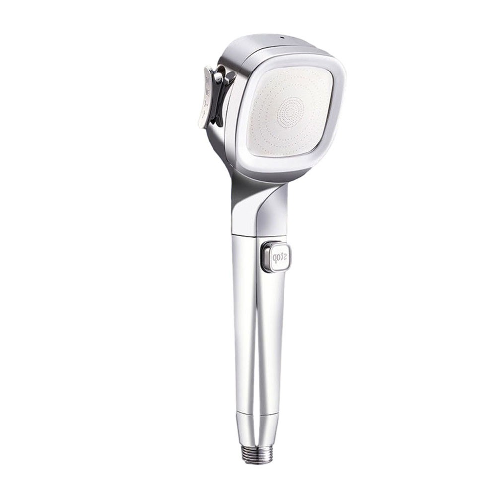 4 Modes High Pressure Shower Head With Stop Button Switch Sprayer To ...