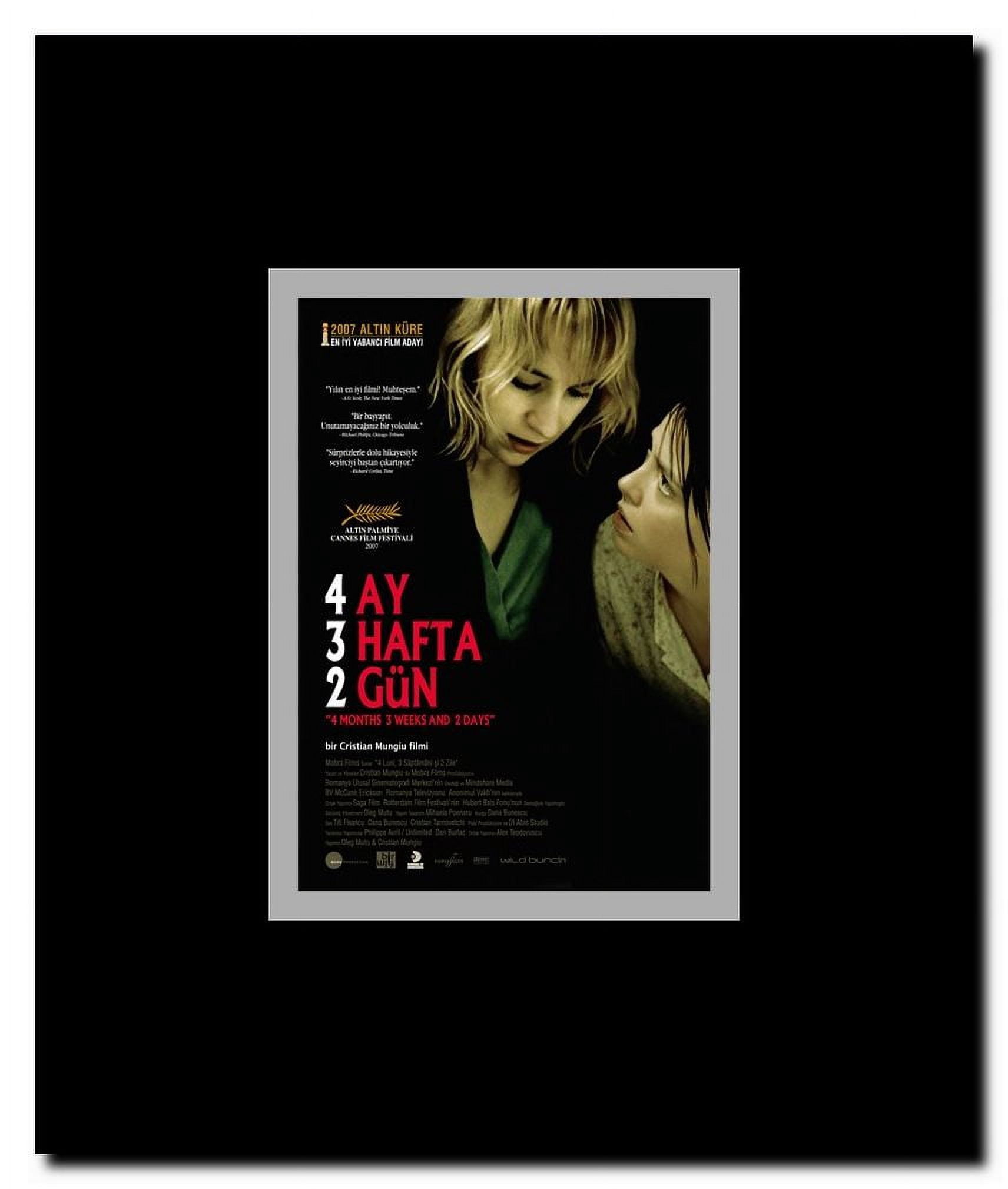 4 Months 3 Weeks and 2 Days Framed Movie Poster