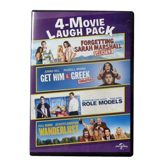 4-Movie Laugh Pack (Forgetting Sarah Marshall / Get Him To The Greek / Role Models / Wanderlust (DVD), Comedy, Universal