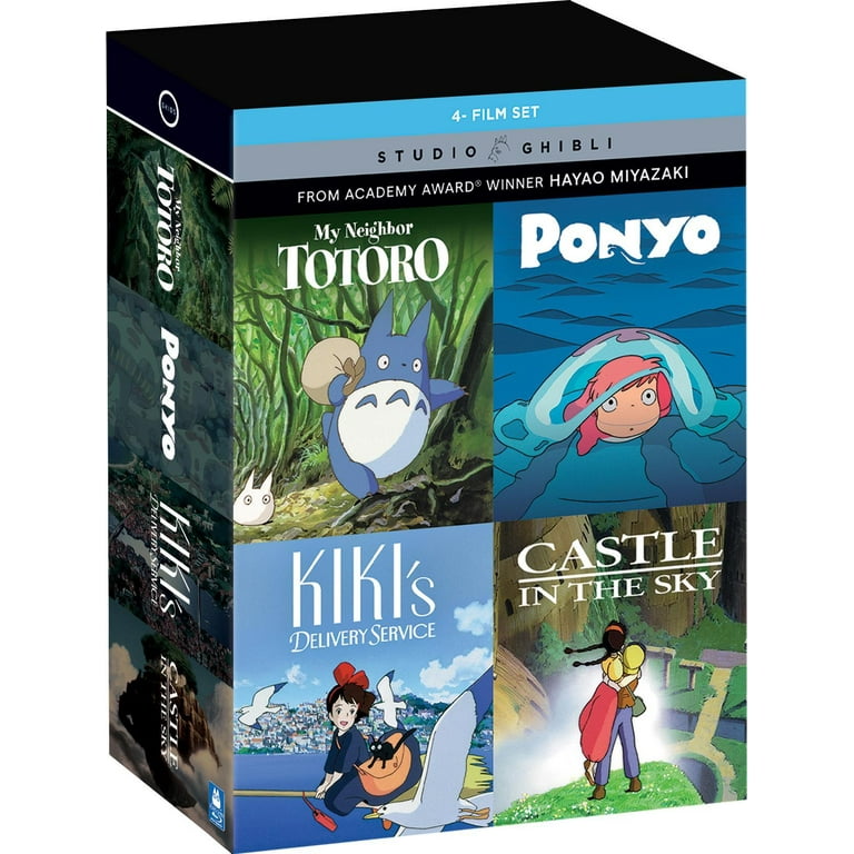 4-Movie Studio Ghibli Collection (My Neighbor Totoro / Ponyo