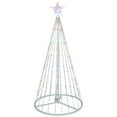 thumbnail image 1 of Northlight 4' Prelit Artificial Christmas Tree LED Light Show Cone Yard Art Decoration - Multicolor, 1 of 8