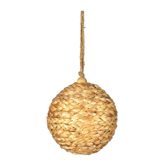 4" Natural Braided Hemp Ball Orn 2/Bag
