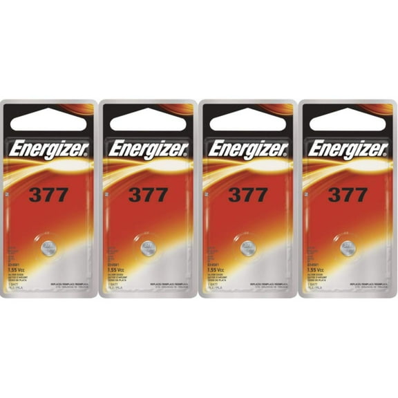 4 New Energizer 377 376 SR626SW SR626W Watch Battery