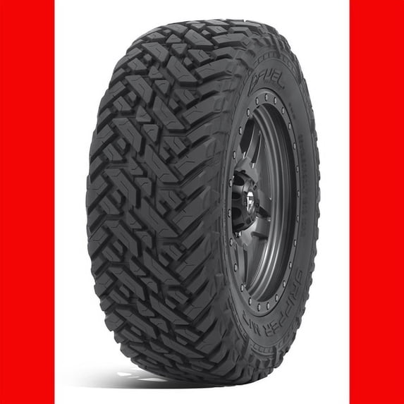 4 New Fuel Gripper M/T Mud-Terrain Tires - LT345/55R20 126Q LRF 12PLY Rated
