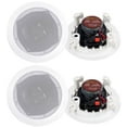 thumbnail image 1 of 4) New PYLE PRO PDIC61RD 6.5'' White 400W 2-Way In-Ceiling/Wall Speakers System, 1 of 6