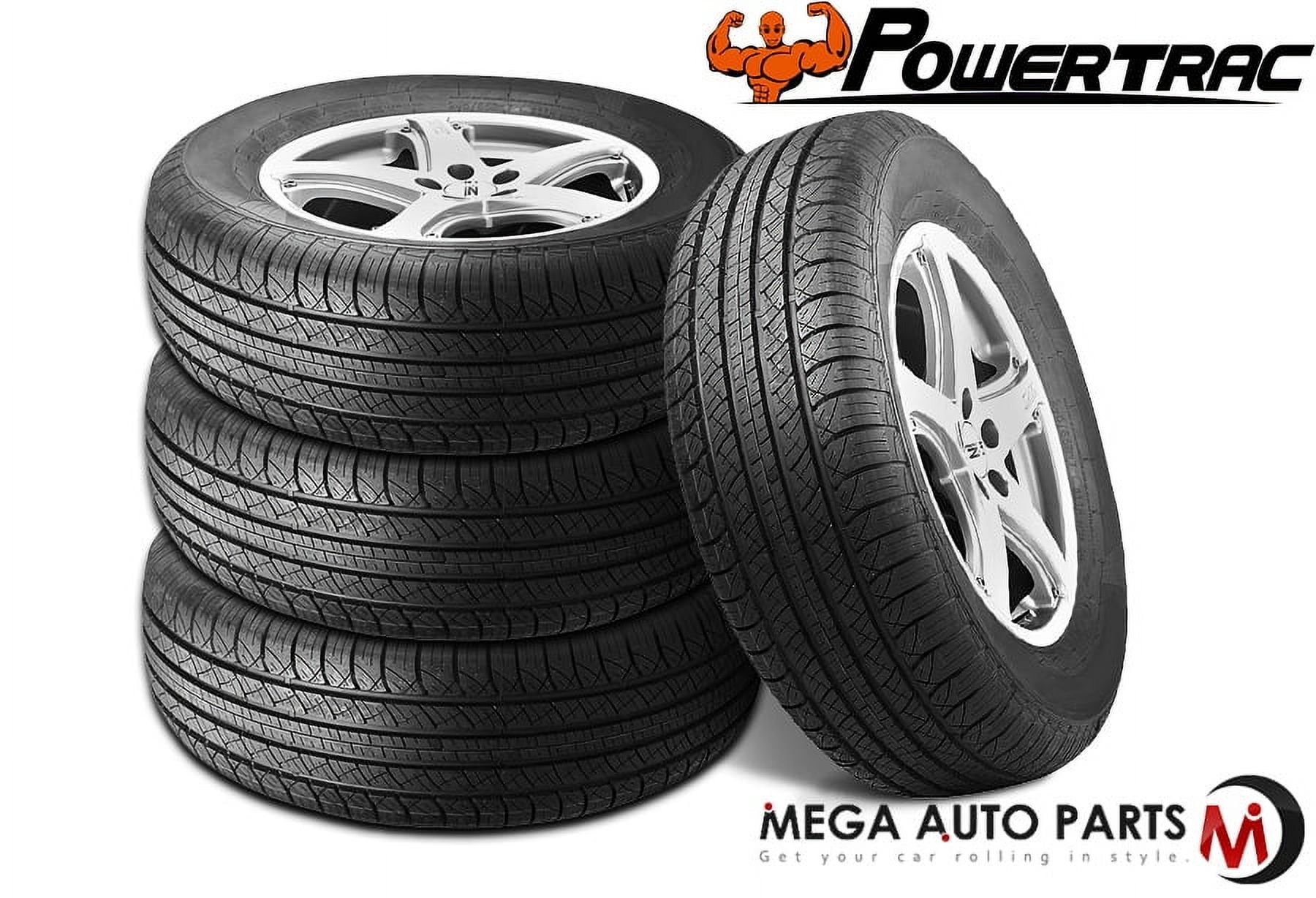 4 New PowerTrac City Rover 215/65R17 99H High Performance All Season ...