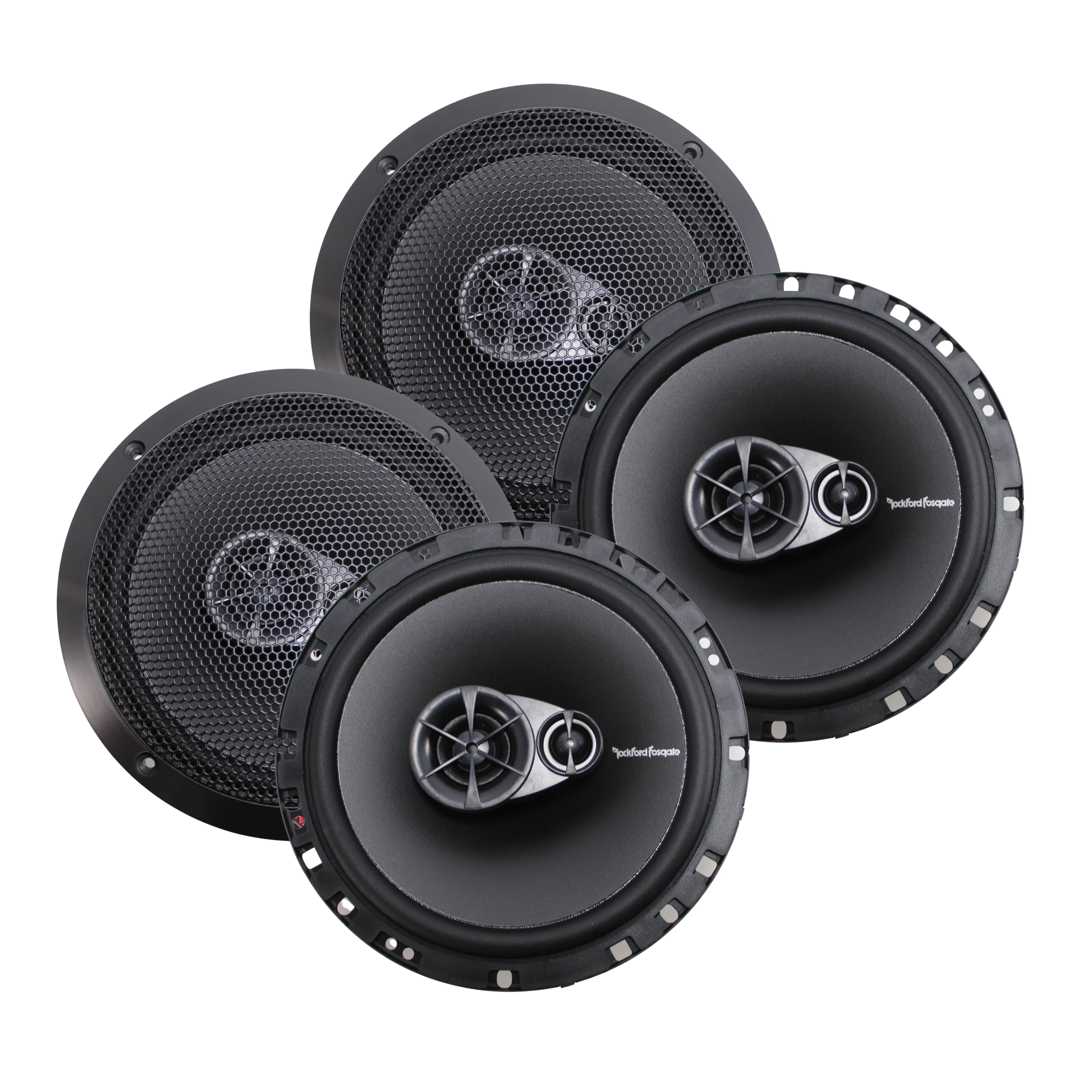 4) New Rockford Fosgate R165X3 6.5" 180W 3 Way Car Audio Coaxial Speakers Stereo