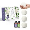 thumbnail image 1 of 4 New Zealand Wool Dryer Balls with 2 Bottles Essential Oils, 1 of 1