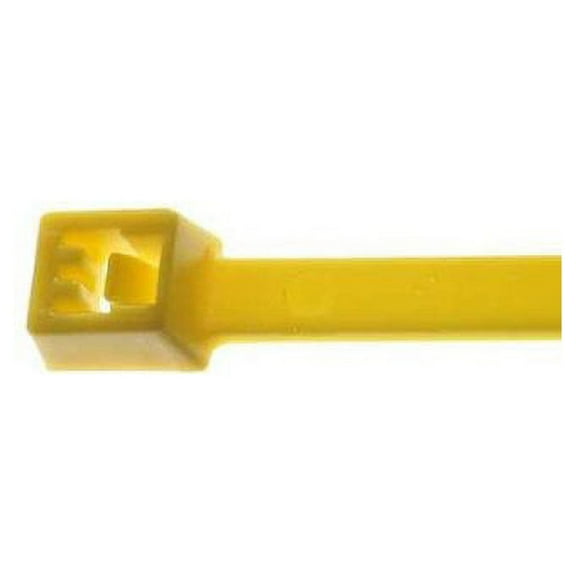 4" Nylon Cable Ties - Yellow / 100 Pack : AL-04-18-4-C