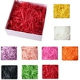 thumbnail image 1 of 4 OZ Color Crinkle Paper Shredded Paper for Gift baskets Filler Paper Shred for Gift Wrapping Crinkle Cut Paper Shred Filler for Easter Basket Grass, Christmas, Birthday, Mother's Day, 1 of 5