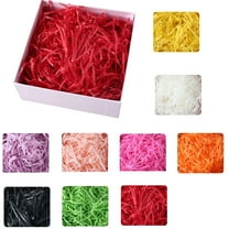 4 OZ Color Crinkle Paper Shredded Paper for Gift baskets Filler Paper Shred for Gift Wrapping Crinkle Cut Paper Shred Filler for Easter Basket Grass, Christmas, Birthday, Mother's Day