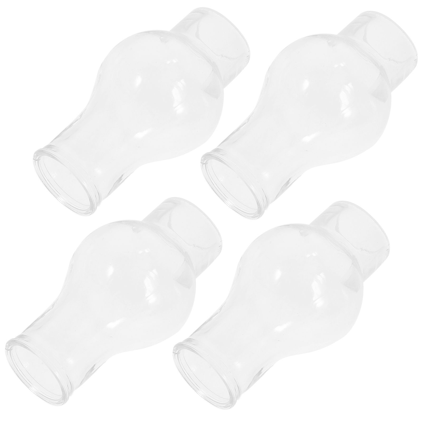 4 Oil Lamp Chimney Kerosene Lamp Glass Shade Replacement Hand Blown