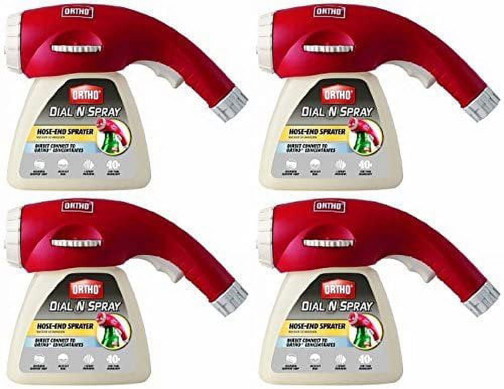4 Ortho 0841010 Dial N Spray Hose End Sprayer Extended Grip 14 Settings