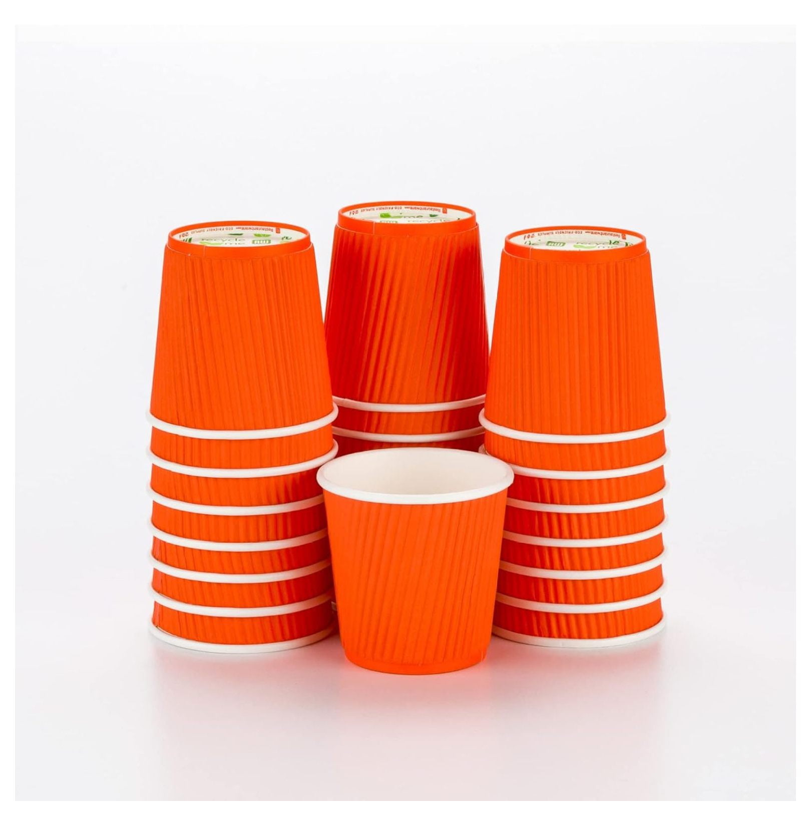 4 Ounce Disposable Coffee Cups 500 Ripple Wall Hot Cups For Coffee ...