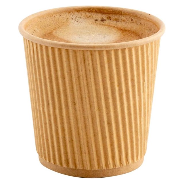 4 Ounce Disposable Coffee Cups 500 Ripple Wall Hot Cups For Coffee