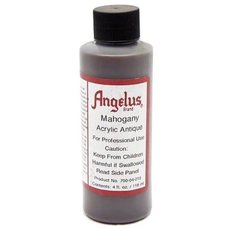 4 Oz Angelus Leather Acrylic Antique Finish Mahogany