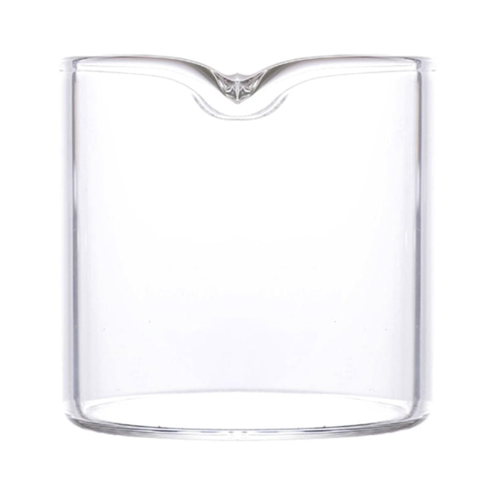 4 Oz Espresso Shot Glass with Spout, Transparent Waster Glass for Bar