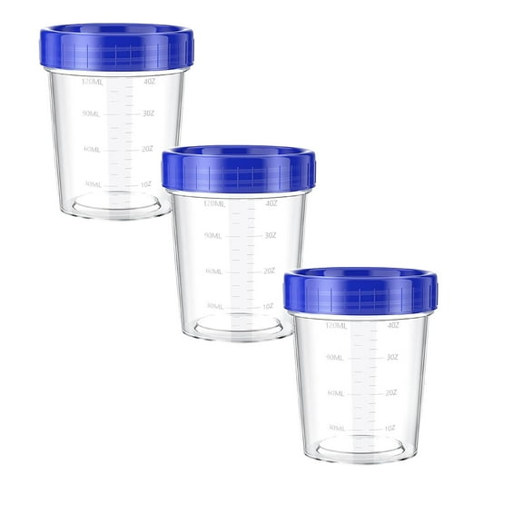 4 Oz Freezer Storage Containers with Lids, Soup Containers with Lids, Airtight Condiment Cups for Salad Dressing, Meal Prep, Snack 3PCS