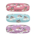 thumbnail image 1 of [4 PACK / 3 PACK], JAVOedge Printed Pattern Durable Hard Clamshell Eyeglass Case with Bonus Microfiber Cloth, 1 of 7
