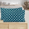 thumbnail image 1 of 4 PACK Bloomingdale Pillowcase Easy Slip-on King Pillowcase, Turquoise, 1 of 2